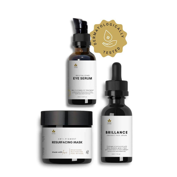Radiant Glow Skincare Essentials - A clinically proven set featuring our bestsellers for a glowing and revitalized complexion