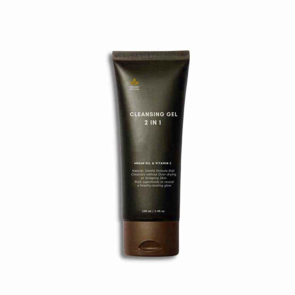 A brown tube of Gentle Face Cleanser Gel, help to nourish and hydrate skin